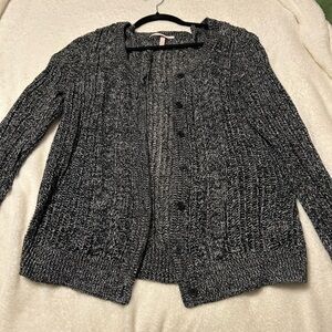 Victoria's Secret Black and Gray Cardigan